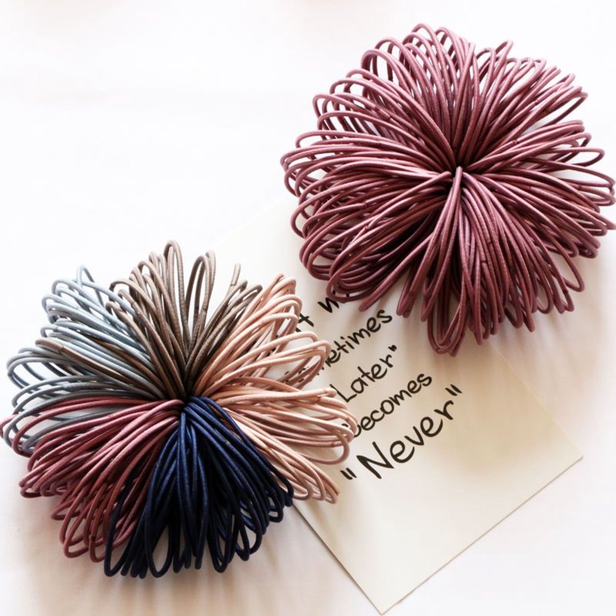 20 stuks Haarelastiekjes- 5 willekeurig kleuren - hoge kwaliteit -haar accessoires- merk: Fyfanie