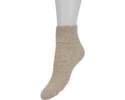 Bonnie Doon Cozy Merino Wol en Cashmere Dames Sok Luxe Warme Zachte Sokken Maat 36/42 Kleur Sand gemeleerd - Merino Wol - Cashmere - Warm - Comfortabel - Elegant - Dames - Winter - Zacht - Luxe - Warme Voeten - Sand mele - BP241105.343