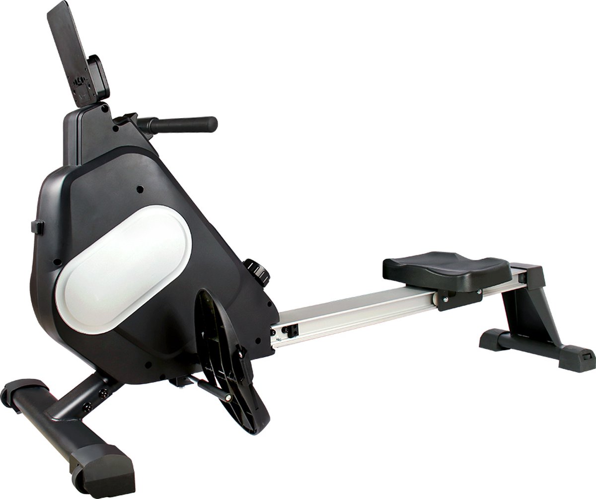Roeimachine - Magnetische Roeitrainer - met LCD console en 16 weerstandsniveaus - Stil - Zwart