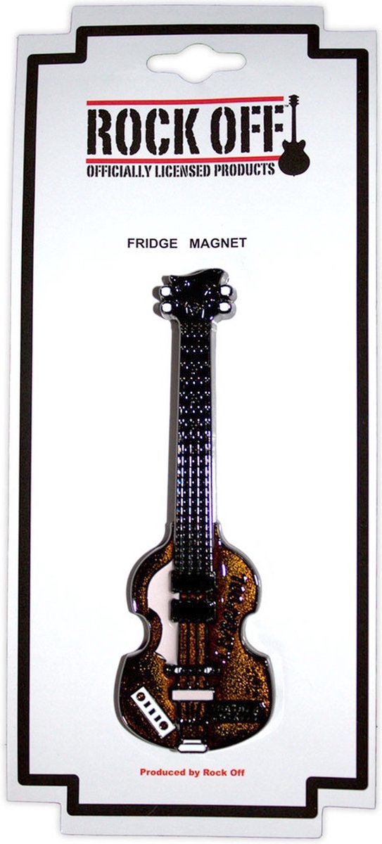 - Mathew Street Brown Bass Koelkastmagneet - Multicolours