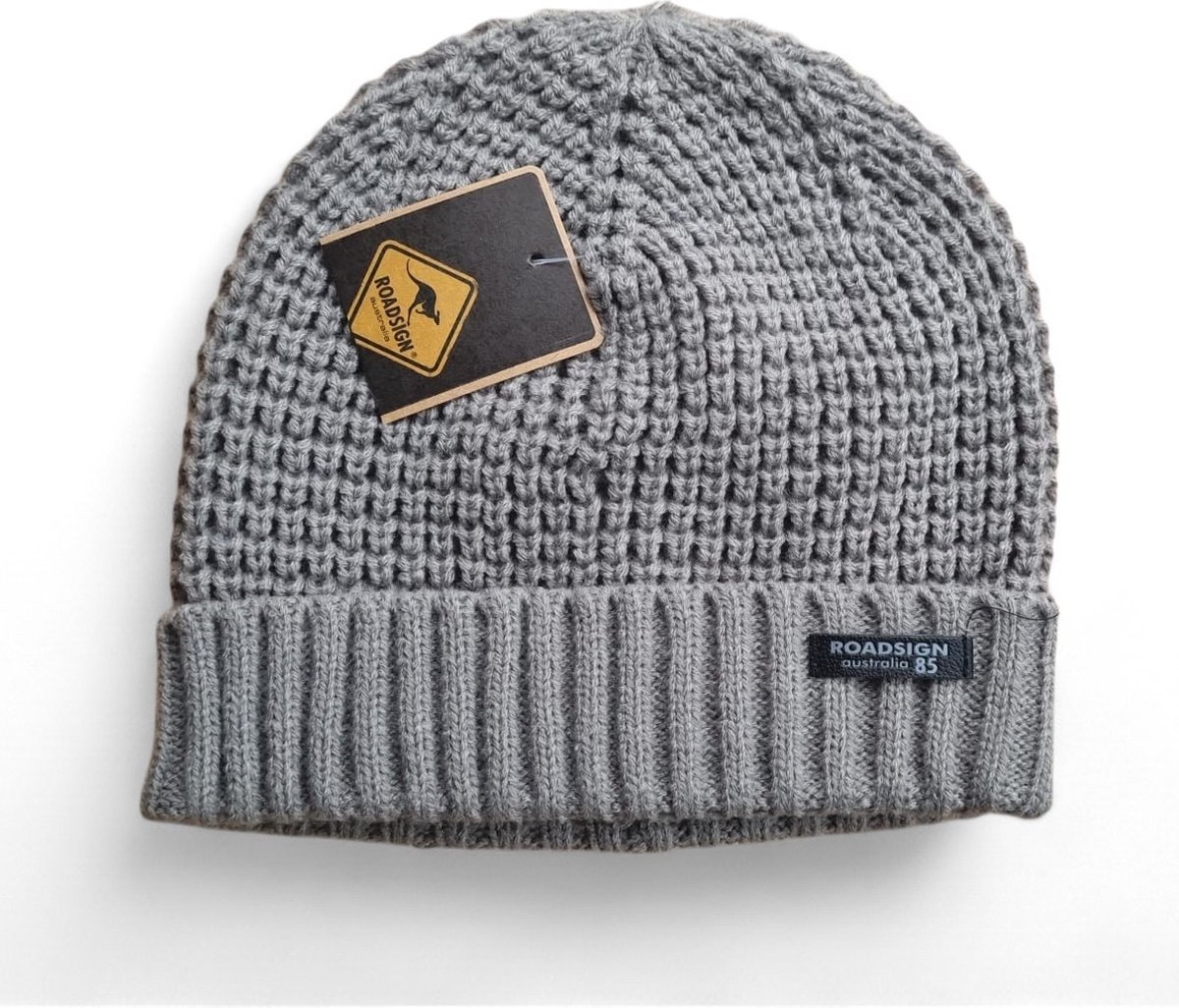 Roadsign Australia - muts heren - beanie - grijs - gebreid