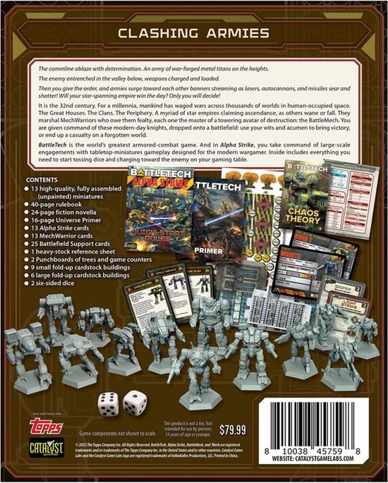 BattleTech Alpha Strike Box Set - Strategisch Oorlogsspel | bol