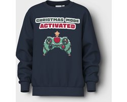 NAME IT - NKMVISMAS LS NREG SWEAT BRU - Jongens - Sweaters