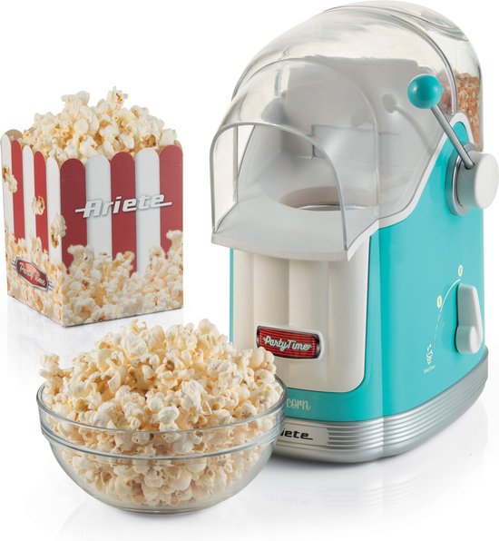 Ariete 2958/01 Popcorn Machine - popcornmaker - Bereiding zonder vet - Hetelucht - Klaar in 3 min - blauw — afbeelding 5