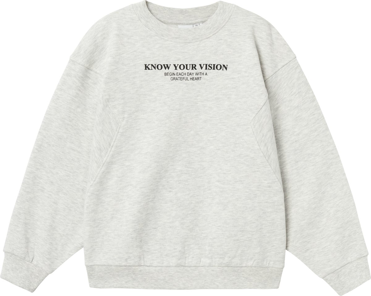 NAME IT - NKFNAKONNI LS RLX SWEAT BRU - Meisjes - Sweaters