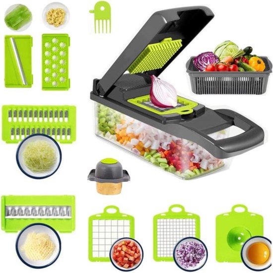 Keuken Handleiding Groente Cutter Slicer 8 Een Rvs... – Grandado