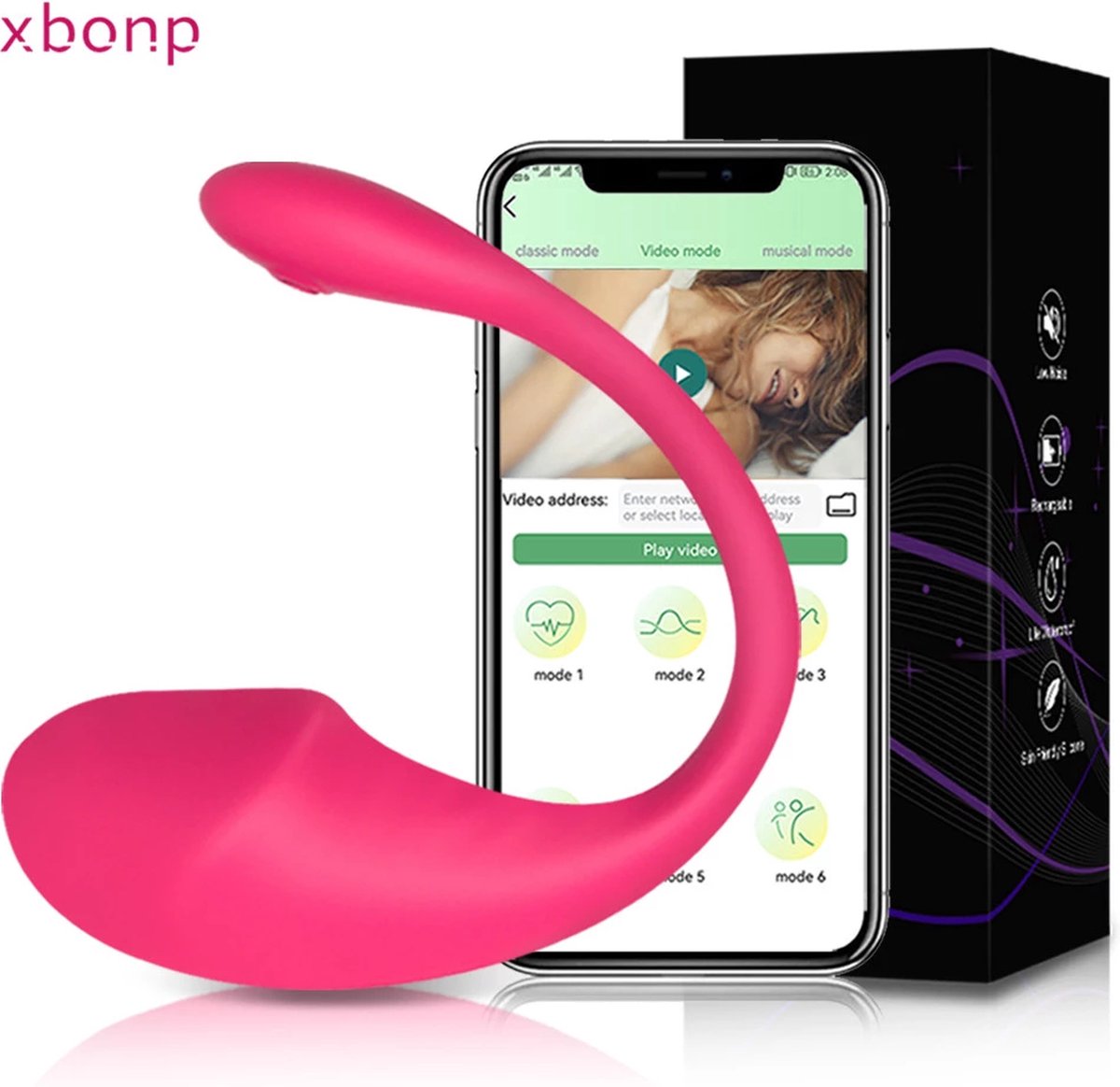 Goedkoopste Vibrator voor Vrouwen- Vibrerend Ei met App- Clitoris Satisfyer - Seksspeeltjes voor Koppel - Vibrator Tril Ei - Sex Toys voor Koppels - Valentijn cadeau - Valentijnsdag cadeau