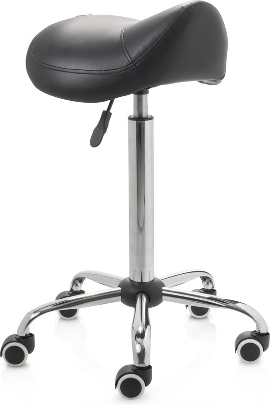 ZenGrowth Zadelkruk Ergonomisch met Hoge Gasveer Zwart - ZenGrowth - €88,00