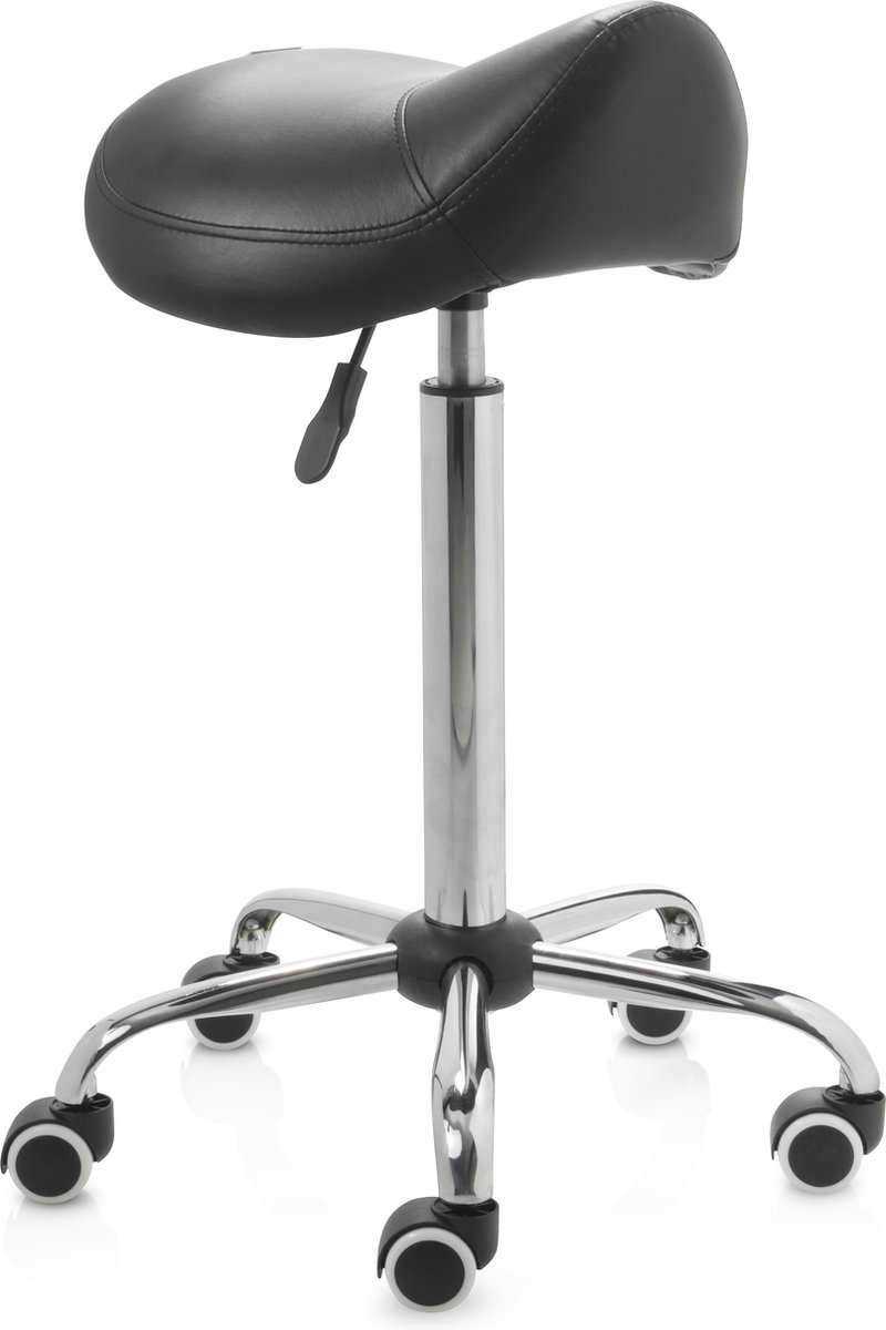 ZenGrowth Zadelkruk Ergonomisch met Hoge Gasveer Zwart - ZenGrowth - €88,00