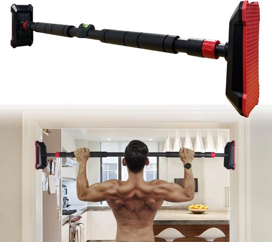Gymtek® Optrekstang voor deurkozijnen - van 70 tot 100 cm - pull-up bar