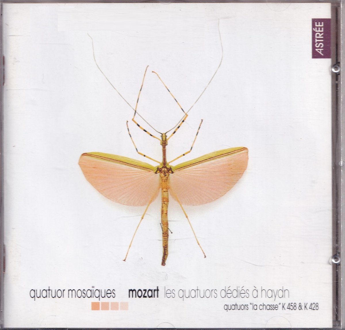 Quatuors La Chasse K458, K428 - Wolfgang Amadeus Mozart - Quatuor Mosaïques