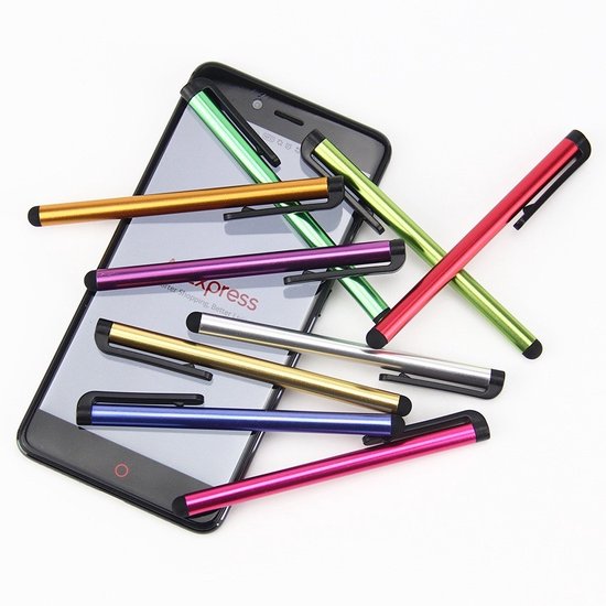 Stylus pen /touch pen geschikt voor iPhone, iPad , iPod /Samsun tablets... mix kleurjes 4 stuks — afbeelding 2