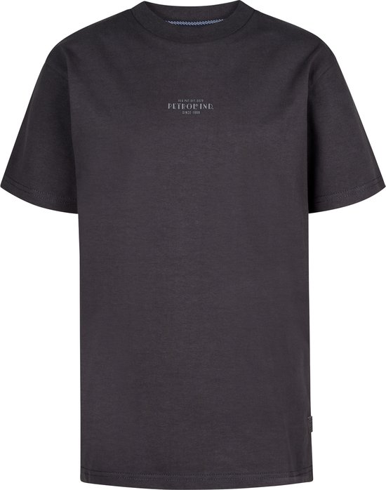 Petrol Industries - Jongens Logo T-shirt Clam - Grijs - Maat 164