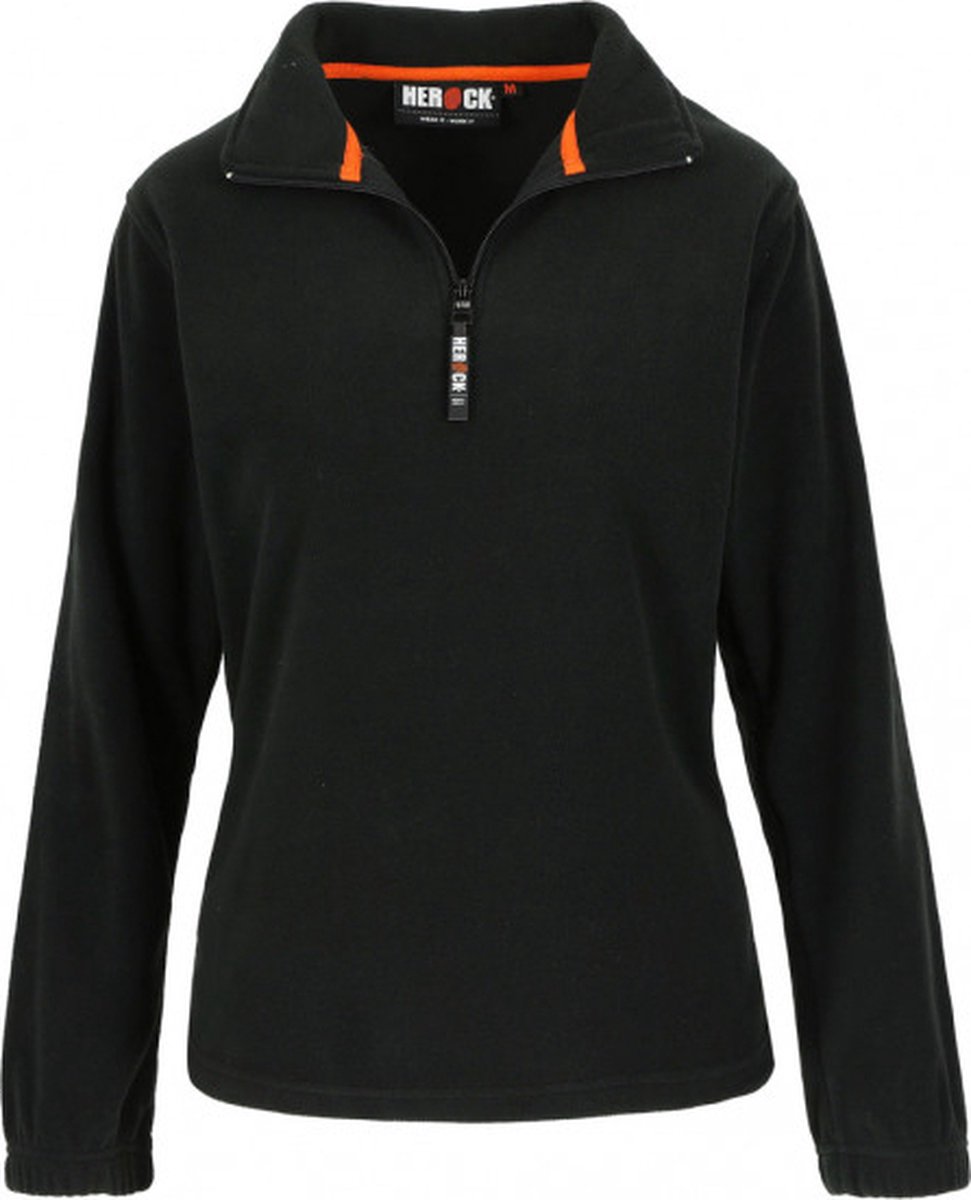 Herock Aurora fleece sweater women Zwart