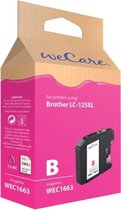 WeCare - Brother LC-125XL - Huismerk inktcartridge Magenta / Rood