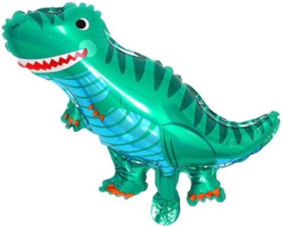 Dino Ballon - Roze - XXL - 96x68cm - Ballonnen - Dino feest - Thema feest - Verjaardag - Helium