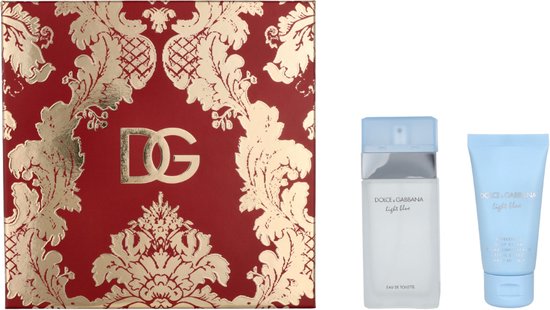 Light Blue Dárková Sada Edt 50 Ml A Tělový Krém 50 Ml