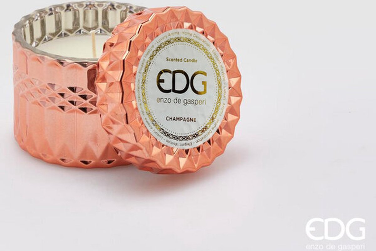 EDG Enzo de Gasperi Crystal geurkaars rond Champagne