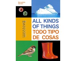Omslag van All Kinds of Things/Todo tipo de cosas