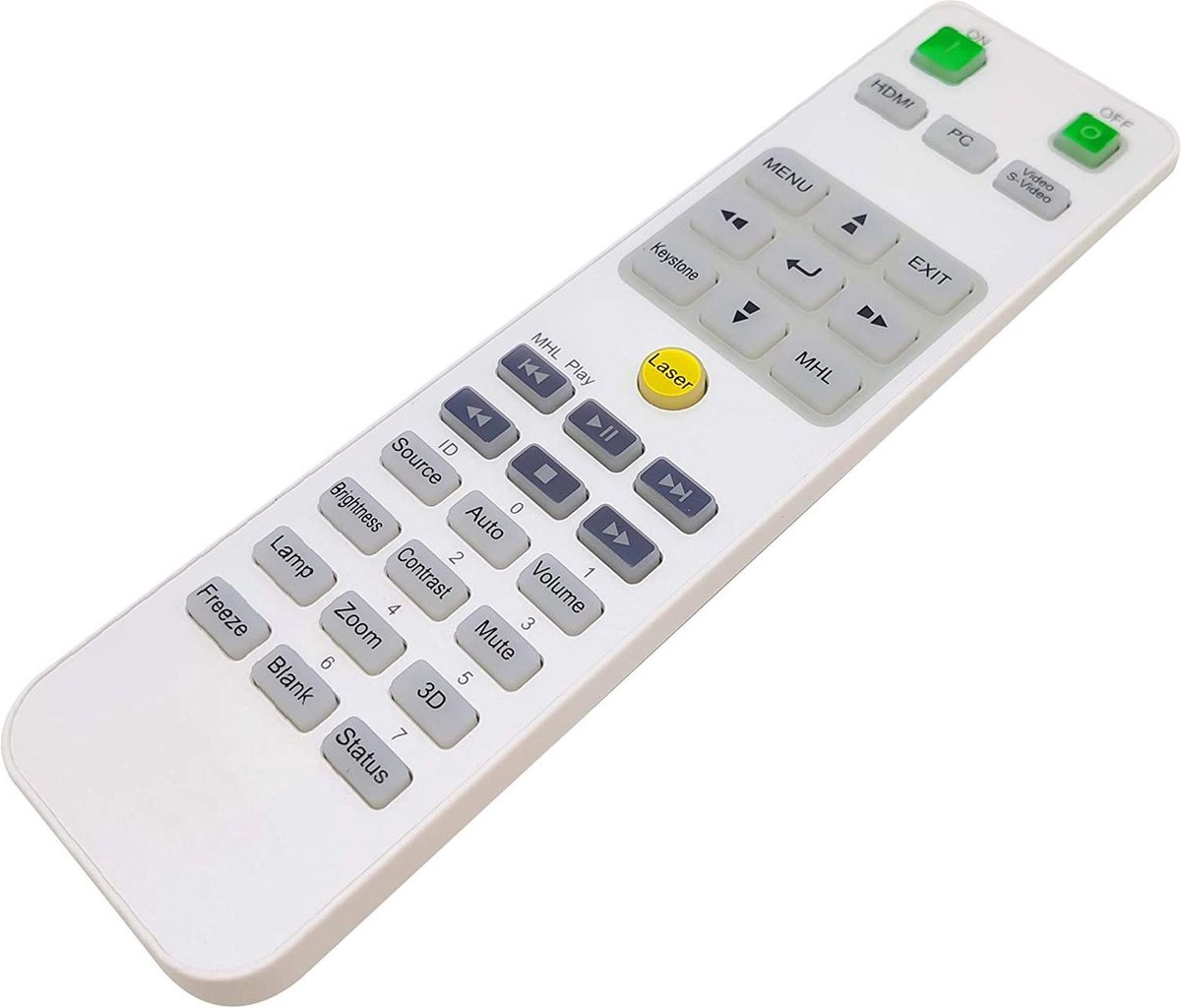 Afstandsbediening geschikt voor de VIVITEK DH913 beamer, vervangt 5041846400