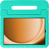 Coque pour Samsung Galaxy Tab A9 Plus , Bumper, Adapté aux Kids , Coque pour Enfants - Coque pour Samsung Tab A9 Plus , Coque Antichoc - Turquoise