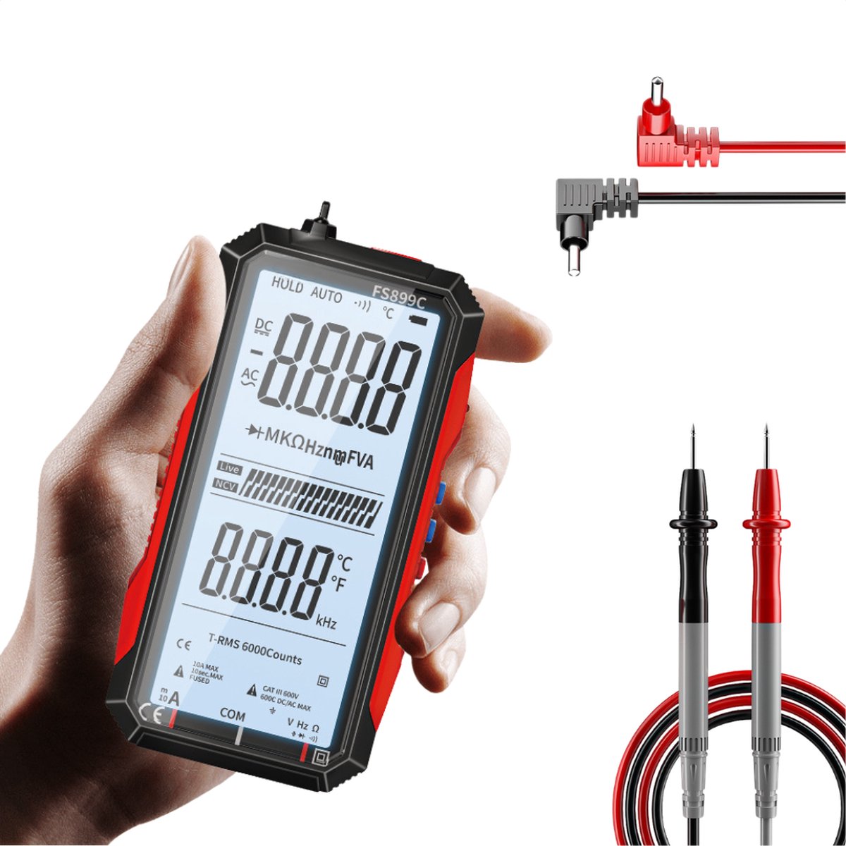 Premium Maltrex Digitale Multimeter Tester– Professionele Voltmeter voor Nauwkeurige Metingen - Dé Keuze voor Nauwkeurige Metingen