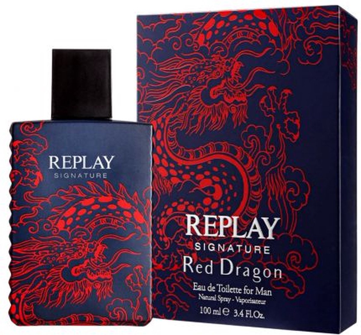 Goedkoopste Replay Signature - Red Dragon Eau de Toilette for Men - 30 ml - Kerstcadeau