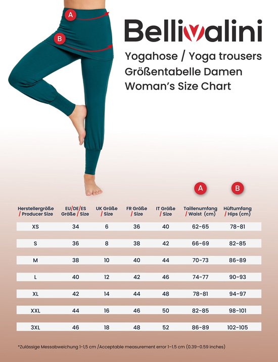 Bellivalini Dames Yogabroek - Sport - Vrijetijdsbroek - Lang - Viscose - Sportbroek - BLV-BLV50-275-YPS - Zand - S van Bellivalini — afbeelding 4