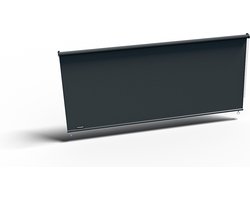 Platinum Sun & Shade - Rolgordijn voor buiten - B296xL240cm - Antraciet - 5 jaar garantie - 95% UV protectie – Sterk geweven 285 g/m² - Hoge kleurechtheid