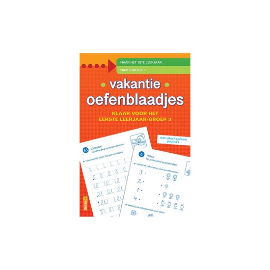 Vakantie oefenblaadjes - Klaar voor het eerste leerjaar - cover