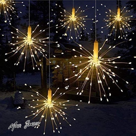 CNMTCCO 2 Stück Feuerwerk Lichterkette 120 LED CNMTCCO 2 Stück Feuerwerk Lichterkette 120 LED