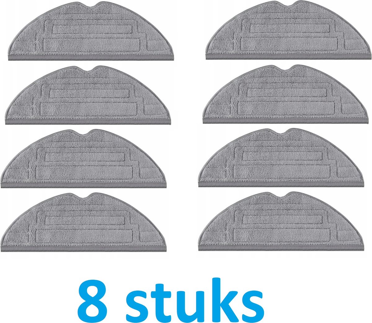 8 x Mop - Dweildoek compatibel met Roborock S7 Maxv / S8 / S8 + / S8 Pro Ultra - beste kwaliteit vervangingen