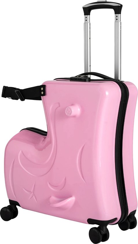 van der Meulen Gabby's Dollhouse ride-on trolley koffer kinderkoffer bij Planet Happy