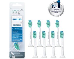 Philips Sonicare ProResults HX6018/07 - Opzetborstel - Standaard - 8 stuks - Tandplakverwijdering