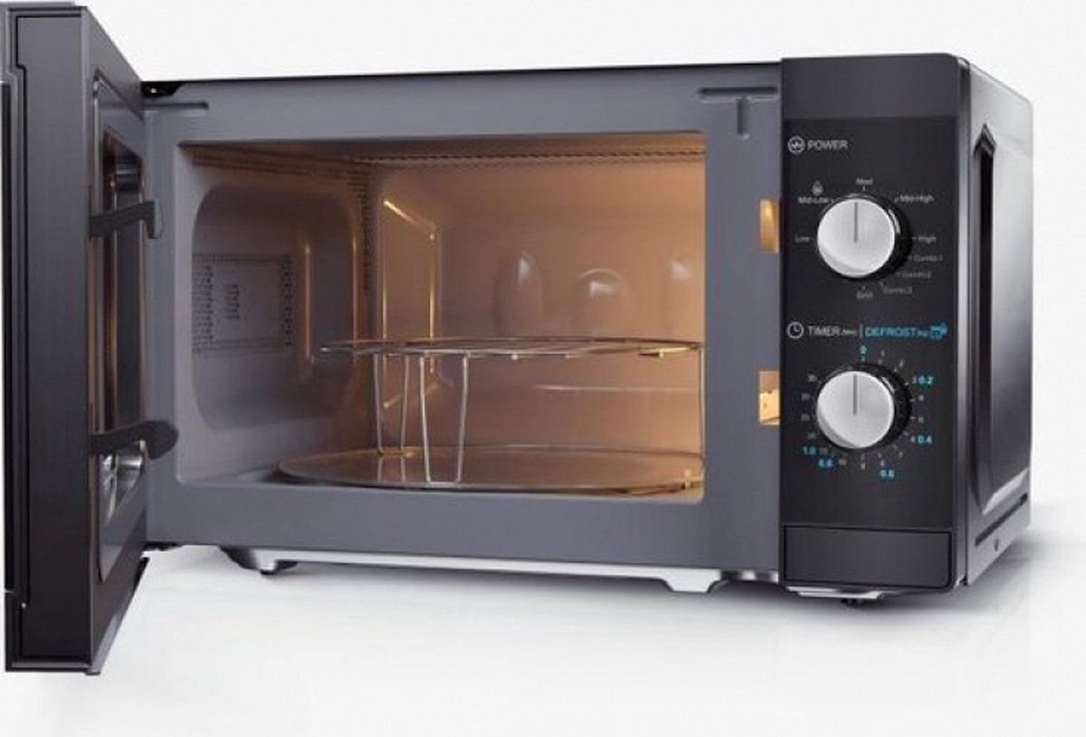 Sharp YC-MG01E-B magnetron en grill - 800W - 20 liter - zwart — afbeelding 2