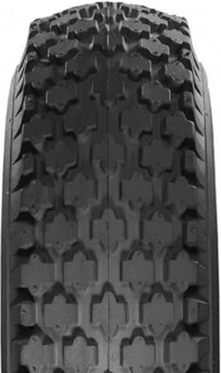 Scootmobiel buitenband met blokprofiel (4.10 / 3.50 x 4 Zwart C-156