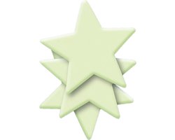 Sterrenhemel glow in the dark - stickers - Dia 8 cm - 3x stuks - Lichtgevende stickers - kinderkamer decoratie/versiering
