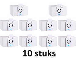 10 x stofzakken geschikt voor de Ecovacs Deebot X1 OMNI / T10 OMNI / X1 TURBO - Vuilafvoerzakken - Grote Capaciteit Stofzuigerzak - Hoogwaardige vervanging - Compatibel met model: Ecovacs: Deebot X1 OMNI T20 OMNI T10 OMNI X1 Turbo -10 stuks afvalzak
