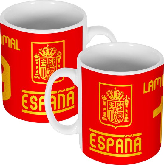 Tasse de l'équipe d'Espagne Lamine Yamal 19