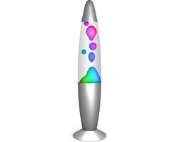 PartyFunLights - Lava Lamp Multi-Color LED - 34 cm - Verandert van kleur - Lavalampen sfeerlichting - Nachtlampje voor kinderen 6+ PartyFunLights - Lava Lamp Multi-Color LED - 34 cm - Verandert van kleur - Lavalampen sfeerlichting - Nachtlampje voor kinderen 6+