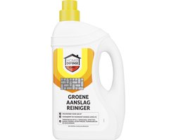 HOME DEFENSE® Groene Aanslag Reiniger - 1L voor 100m² - Terrasreiniger Concentraat - Groene Aanslag Verwijderen - Werkt Snel en Effectief - Geschikt voor Terras, Oprit, Muren, Daken, Schuttingen en Tuinmeubelen