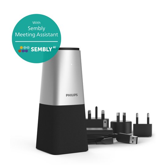 Afbeelding van Philips SmartMeeting PSE0540 Draagbare Microfoon Zwart Getest - Onze Review