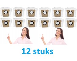 12 x Stofzakken Vervanging voor Dreame L20 Ultra/L10s Ultra/L10 Ultra - grote capaciteit - hoge kwaliteit - Dreame: Bot L20 Ultra Bot L30 Ultra Bot L10s Ultra Bot L10 Ultra Bot L10 Prime Xiaomi: Xiaomi Robot X10 Xiaomi Robot X10 Robot X20+