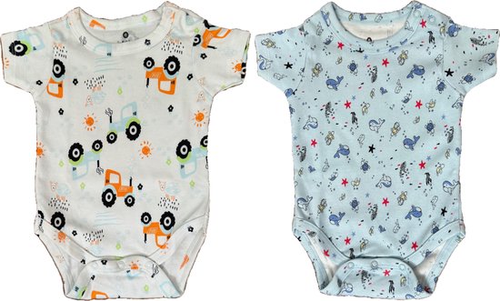 Embrator Bébé Rompers 2 pièces taille globale imprimée 18-24 mois