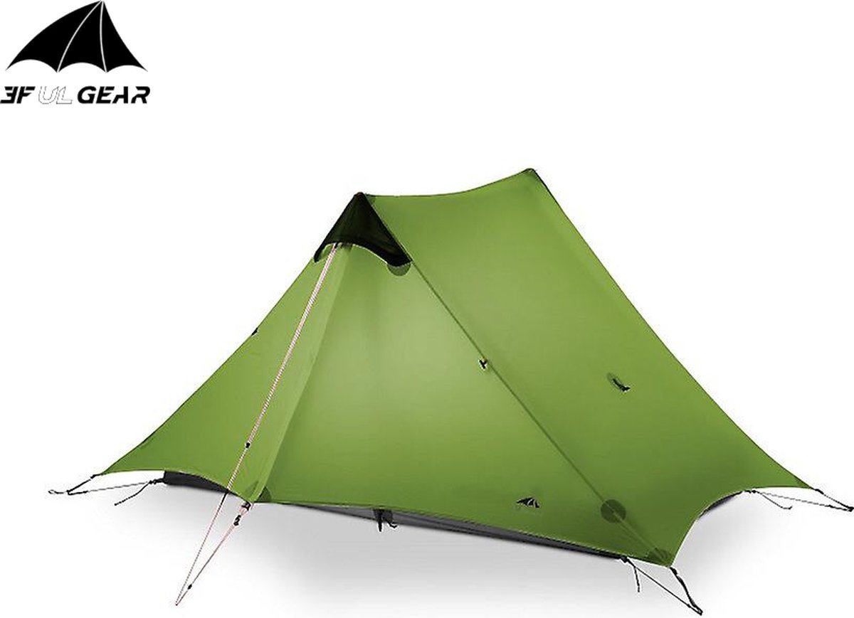 3F UL GEAR® Lanshan 2-persoons Tent - Ultra Lichtgewicht - 3 seizoenen trekking tent - Waterdicht - Kampeertent - Kamperen - Dubbeldaks trekkerstent - Hiking & Wandelen