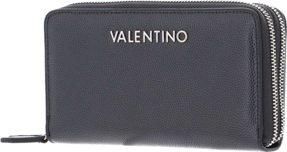 VALENTINO Portemonnee Divina Zip Around Wallet Cannafucil Antraciet