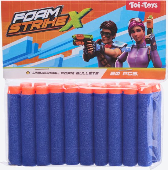 Foam kogels 20 stuks - NERF Pijltjes - Speelgoed Kogels - Perfect voor NERF - Goede Kwaliteit