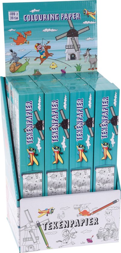 Tekenpapier op Rol – Wit