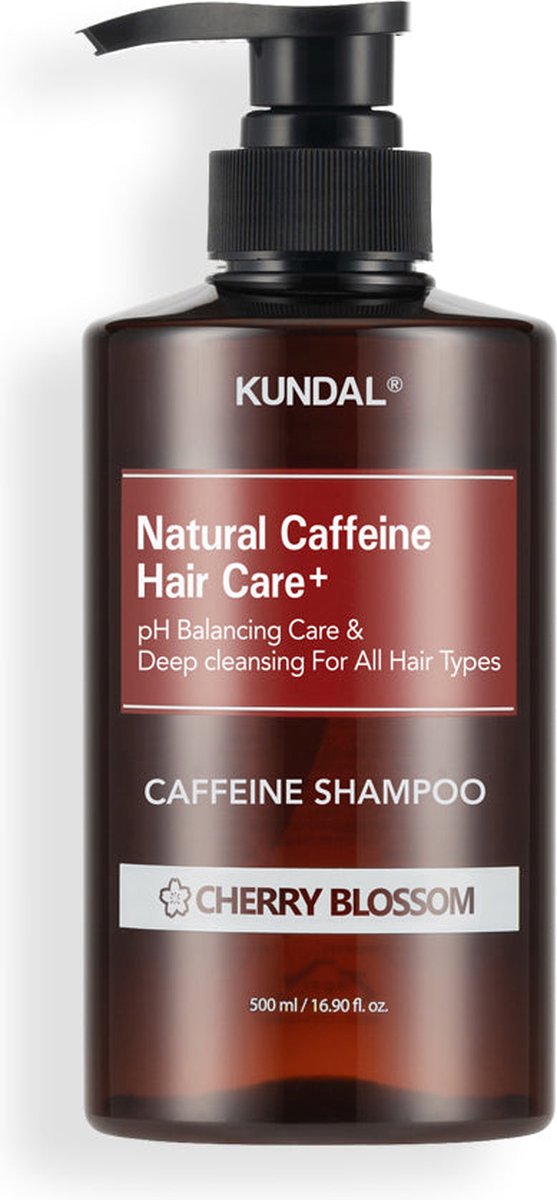 Kundal Natural Caffeine Anti Hair Loss Shampoo 500ml Cherry Blossom