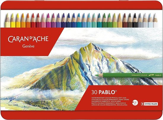 Kleurpotlood caran d’ache pablo doos 30 stuks